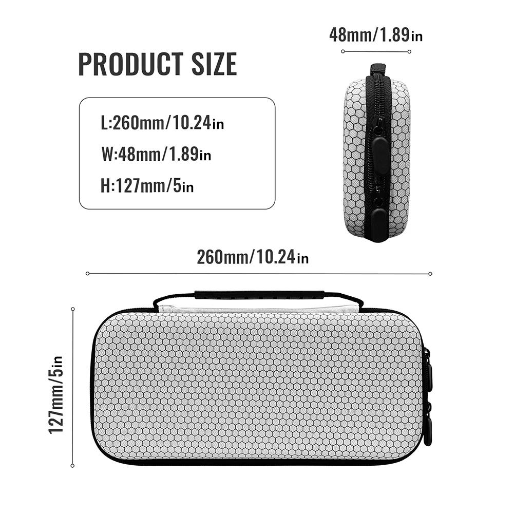 EVA Carrying Case & Screen Protector for Switch 2 Portable Storage Bag Shockproof EVA Hard Shell Protective Storage Hand Bag NS2