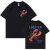 Lobster Lover Club Tshirt Funny Summer Beach Short Sleeve T Shirt Mens Womens Fashion Casual Oversized Tshirts Streetwear