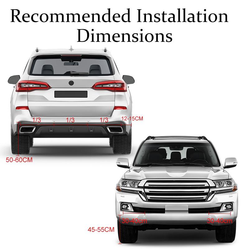 Car Parking Sensor Backup Radar Reversing Assistance Aid Kit with Audio Buzzer Alarm Parking Radar System Car Parking Sensors