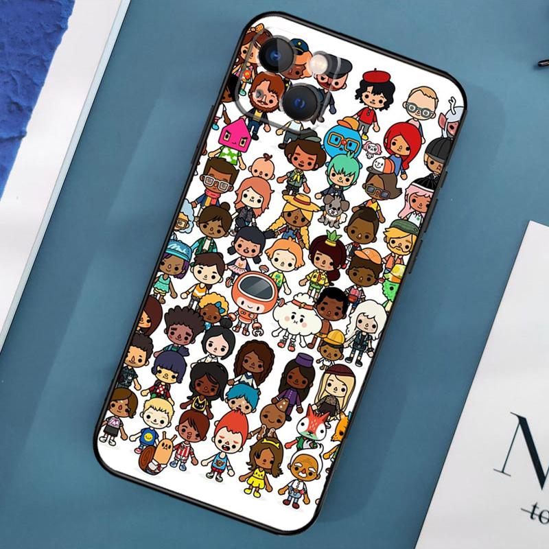 

Чохол Toca Boca Toca Life World для iPhone 15 14 13 12 11 Pro Max X XS Max XR 7 8 Plus SE 2020 2022 Чохол-бампер iPhone XR