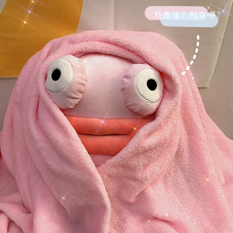 Plush Sausage Mouth Toys Cute Cartoon Girl Pillow Spoof Holiday Gifts Dolls