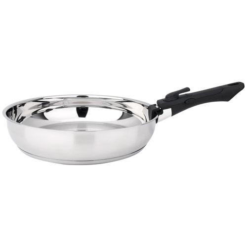 Baumalu 341960 frying pan set 24/28 cm removable handle Stainless Steel