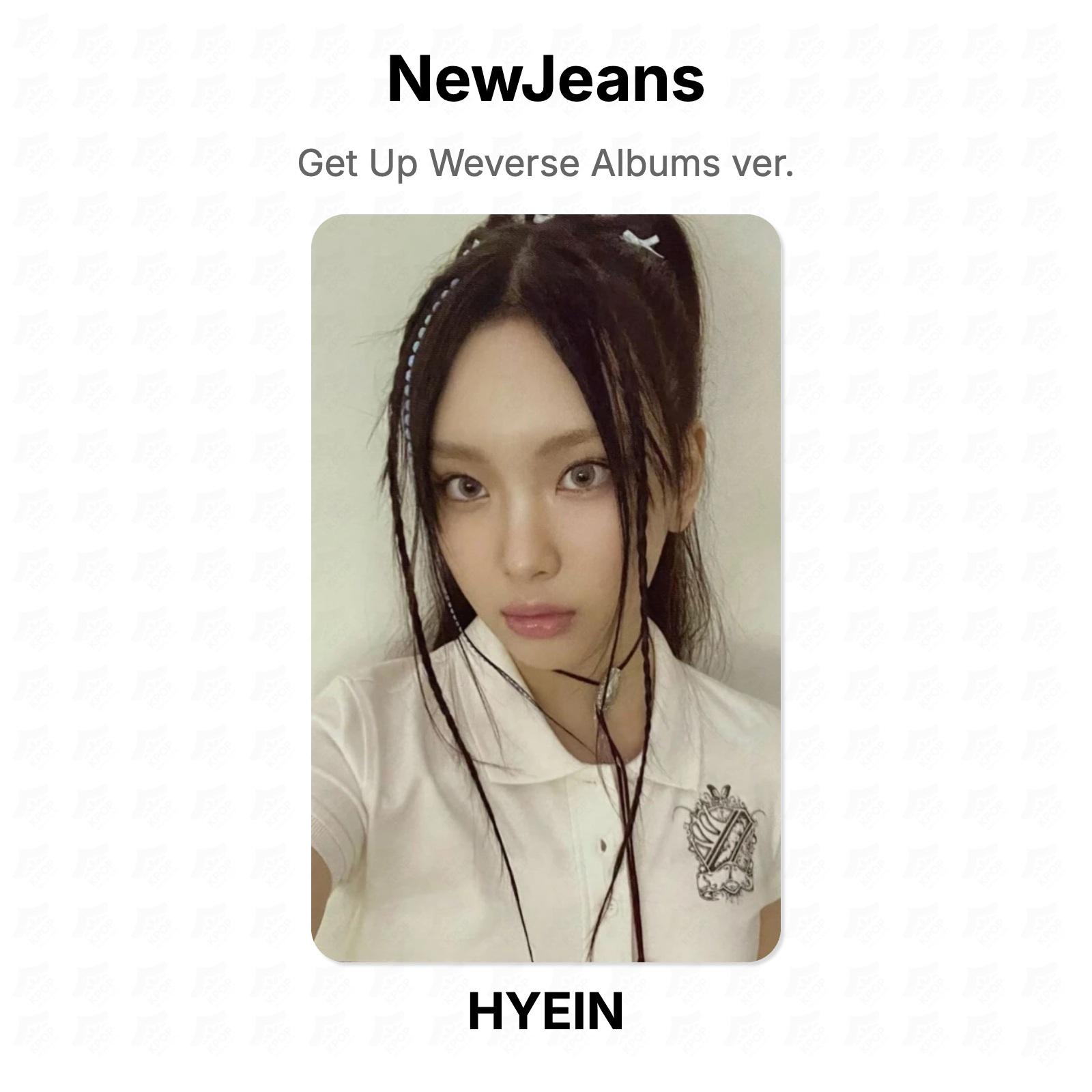 NewJeans Get Up Weverse Albums ver. Official Photocard HYEIN