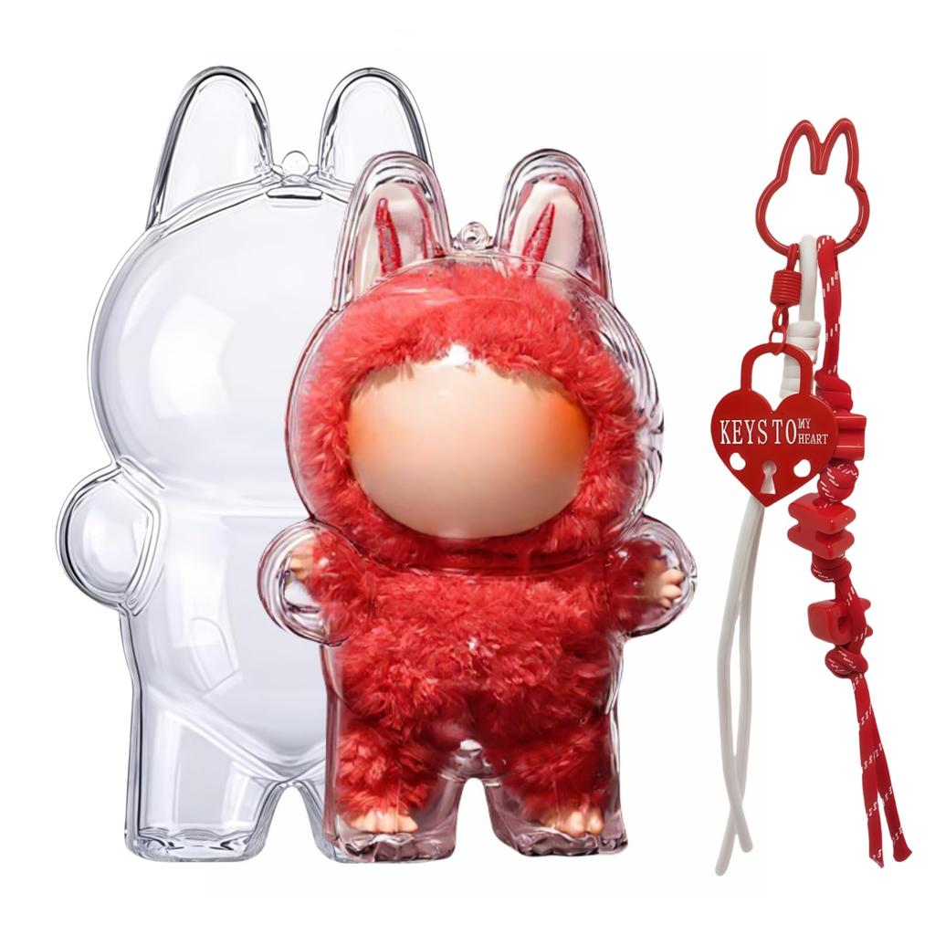 Available In Various Colors, This Clear Case Is Compatible with LABUBU (standing Pose), Prevents Dirt and Scratches, and Is Perfect for Walks. It