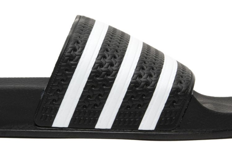adidas Adilette Slides Black White
