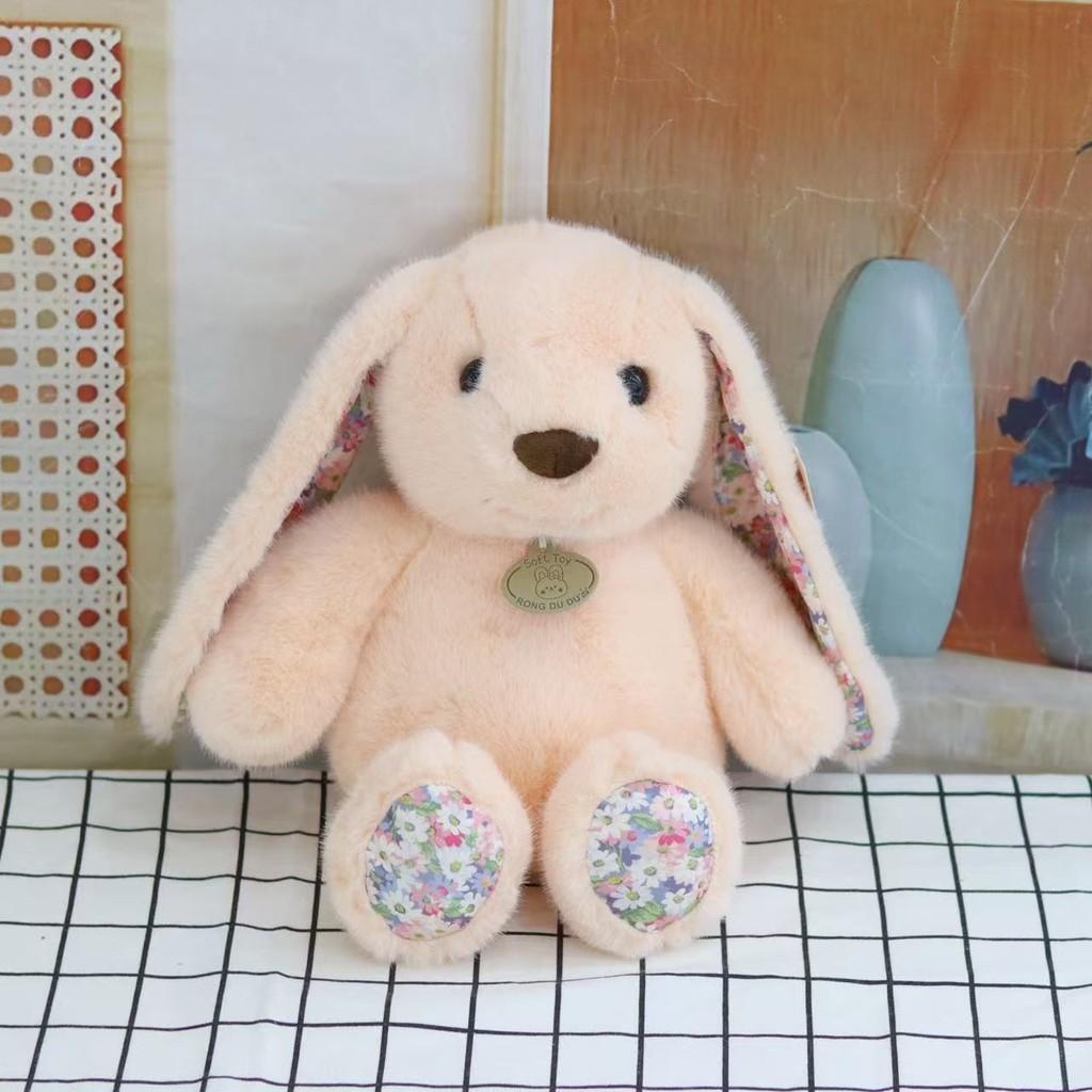 Plush Toy Rabbit Lop Christmas Room Decoration Fill Doll Cartoon Animals Gift