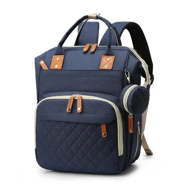 Multifunctional Diaper Bag Backpack for Mom Travel Baby Care Bag with USB Charging