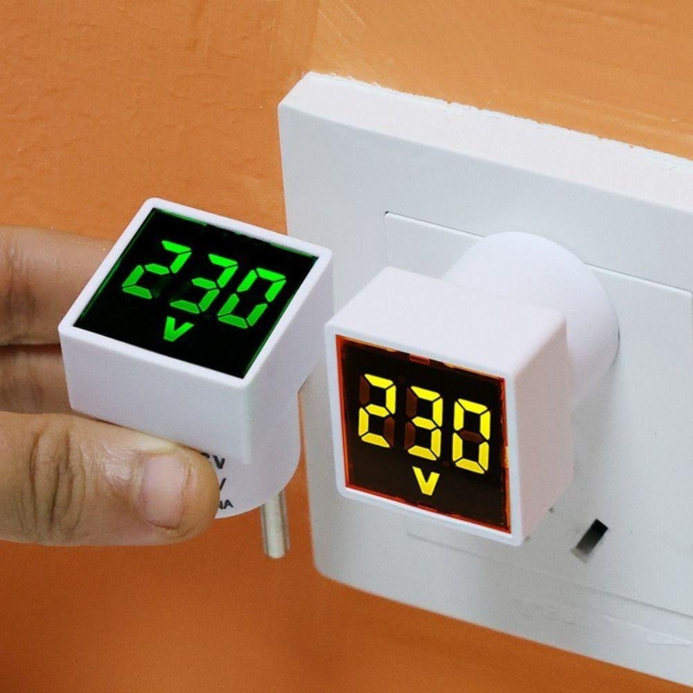 50-500V Test Indicator Light Voltmeter Universal Car Motorcycle Detector New Digital Voltmeter