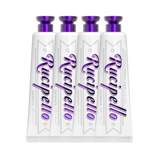 Rucipello Tropical Ocean Toothpaste (180 x 4 + toothbrush, 2 toothbrush holders randomly given away)