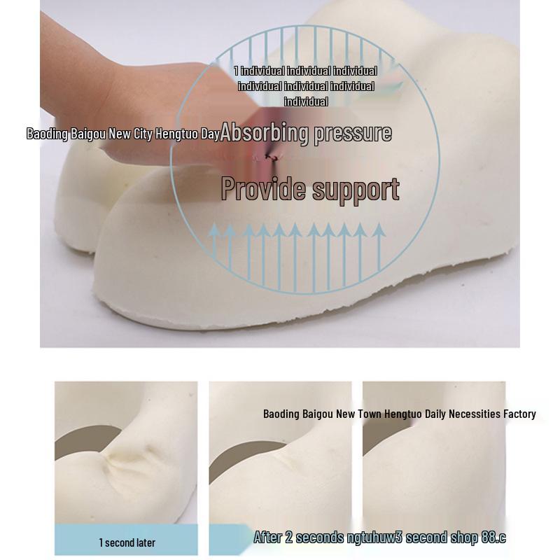 Ice Silk Memory Foam U-Shaped Neck Pillow: Customizable, Slow Rebound, Portable Headrest for Office Naps and Travel