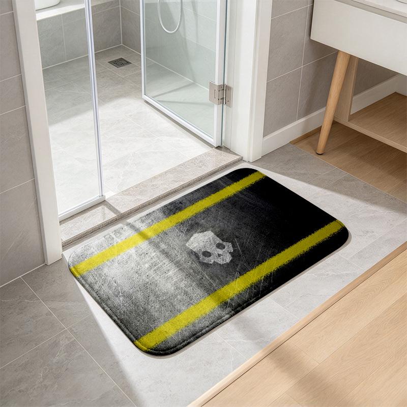 Helldivers Flannel Kitchen Mat Christmas Soft Area Rug Non Slip Floor Carpet Home Decoration