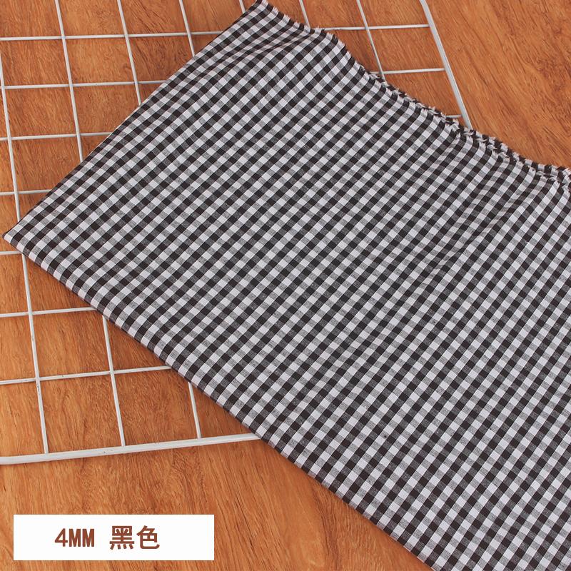 100% Bawełna Mała Krata Tkanina na Metr na Spódnice Ubrania Poszewki na Poduszki Szycie Oddychająca Sukienki Tkanina Różowy Żółty Przyjazna dla Skóry