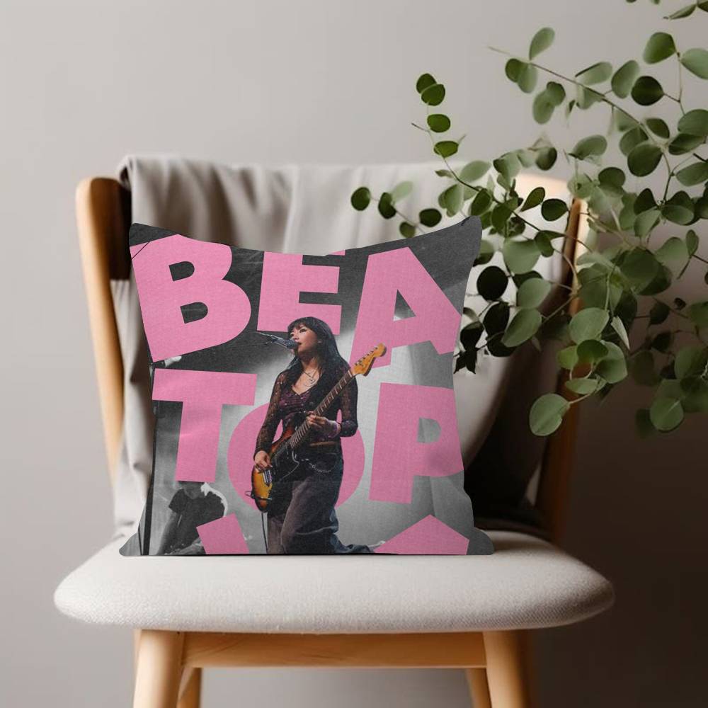 Rock Singer pretty B-Beabadoobee Cushion Cover 45x45 Polyester Sofa Cushions Decorative Throw Pillows Pillowcover
