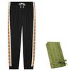 Gucci 1921 SS22 Knitted Sweatpants Men's Black 598858-XJBZ8-1082