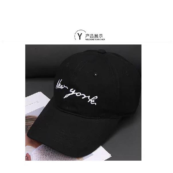 Embroidered letter baseball cap, unisex, suitable for spring and summer, versatile, and provides sun protection