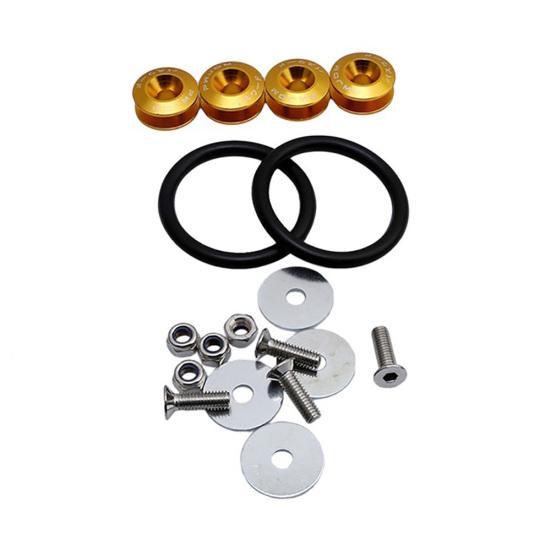 Kit de parafusos de fixação para para-choques de liberação rápida para porta-malas e tampas de escotilha