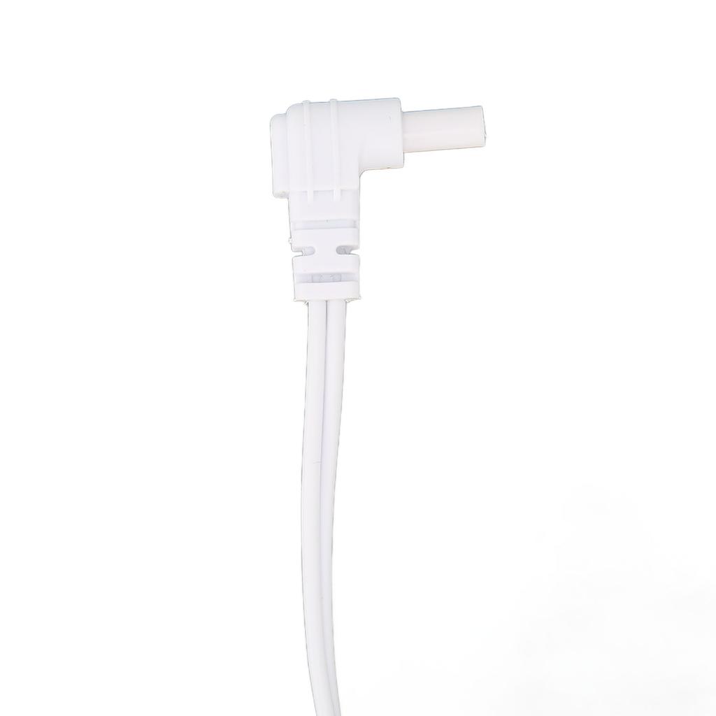 2.35mm Electrode Heat Wires 3.94ft TENS Unit Replacement Lead Wires Connector Cables for Electrotherapy Instruments