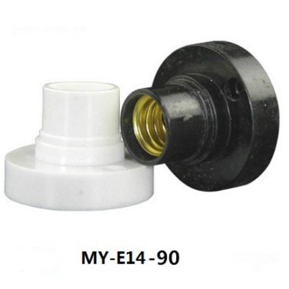 

E14 Lamp Holder Base Accessories Fixing Base Flat Base белый
