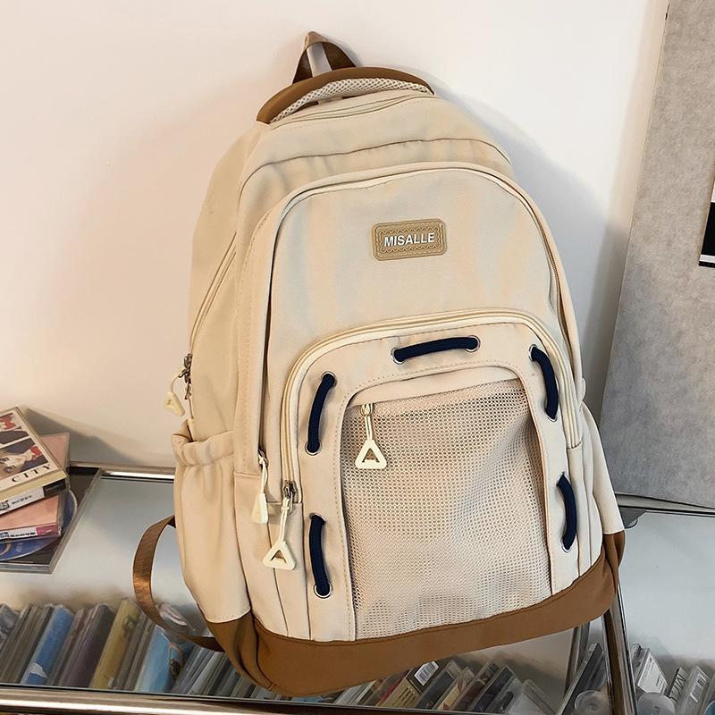 School bag for girls, junior high school students, middle school students, high-quality fashion men's models, college studentss