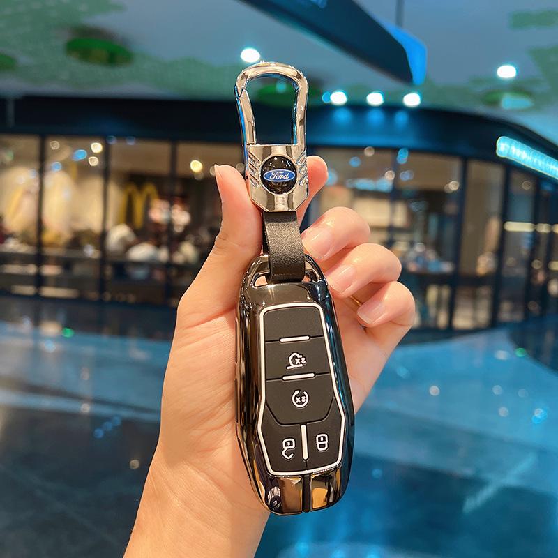 High-End Cobra Metal Key Case for 15-17 Ford Mustang