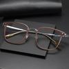 Ultralight Titanium Polygon Eyeglass Frame for Men and Women