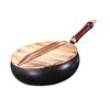 Non Stick Fry Pan Long Handle No Coated Multifunctional Cooking Pot for Home