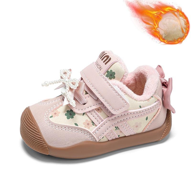 Baby Walking Shoes, Baby Shoes for Infants, Girls' Princess Shoes, Children's Cotton Shoes