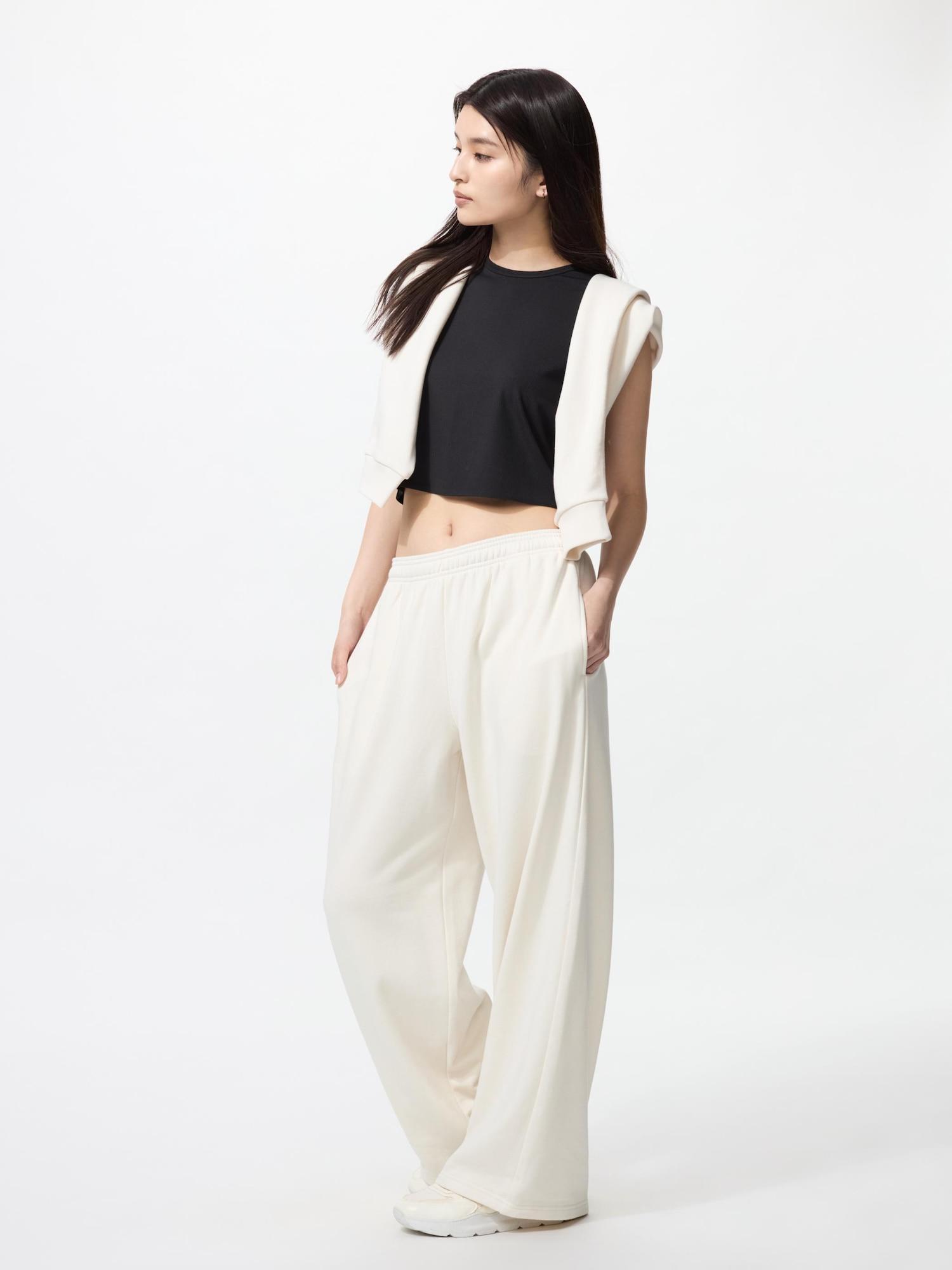 

Uniqlo Sweat Wide Pants Leg Length 70 73cm 01 OFF WHITE/WOMEN S