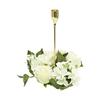 Candle Wreath Simulation Rose Candle Wreath Table Decorative Candle Xmas Wedding Decoration