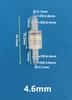 Plastic One-way Water Valve Ozone Resistant Oil Resistant Check Valvealuminium Alloy Pressure Spring Steel Ball One-way Valve