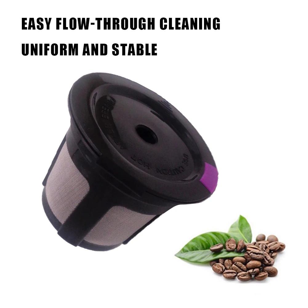 1-6PCS Reusable K Cups for Keurig Universal Refillable Eco-Friendly Coffee Filters with Spoon for Keurig 1.0/2.0 Mini Plus Serie