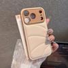 For iPhone 17 Pro Case Down Coat Design PU Leather Coated TPU Phone Back Cover
