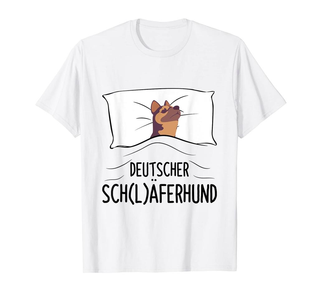 Sleeping Shirt German Sleeper Dog Slogan T-Shirt