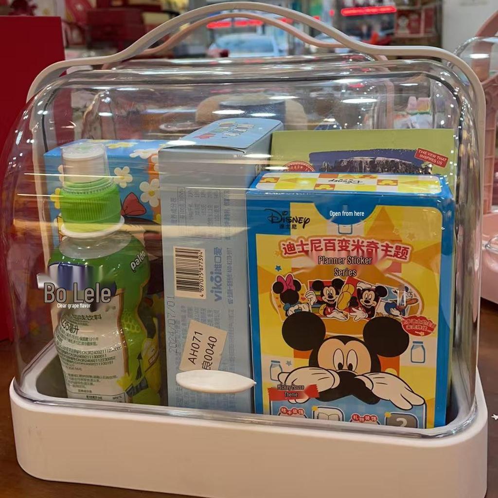 Compact Skincare Cosmetics Organizer: Handheld, Dustproof Drawer Rack for Desktop Storage