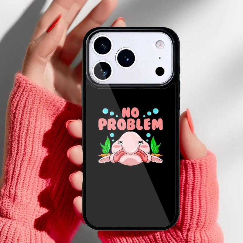 

Cartoon Blobfish Phone Case for iPhone 17 16 15 14 13 Pro Max Back Cover for 12 11 Pro Coque iPhone 15 Pro