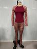 Leopard Print Women's Autumn/Winter Long Sleeve & Pants Home Wear Set