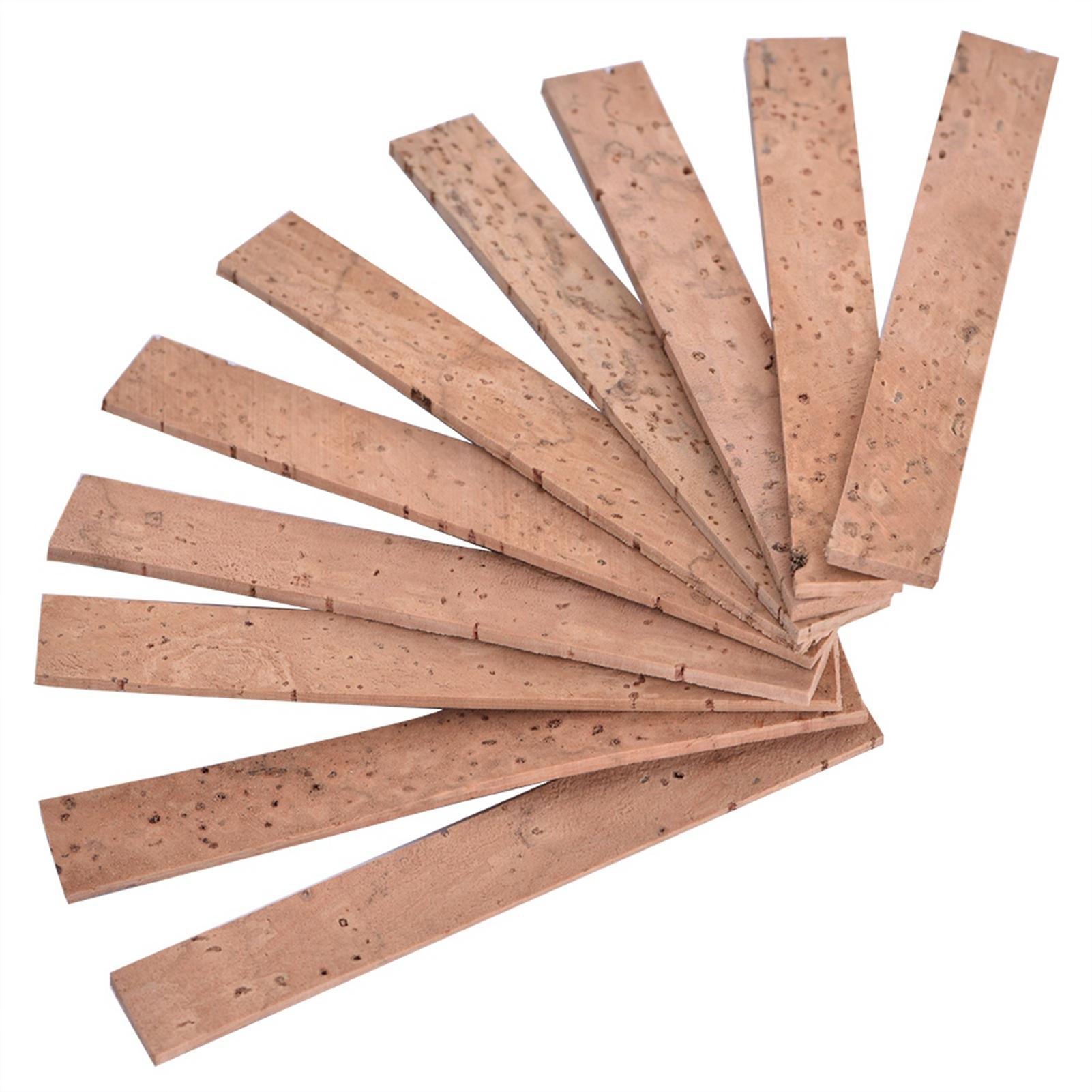

10PCS Set Clarinet Neck Joint Cork Sheet Instrument Repair Accessories белый