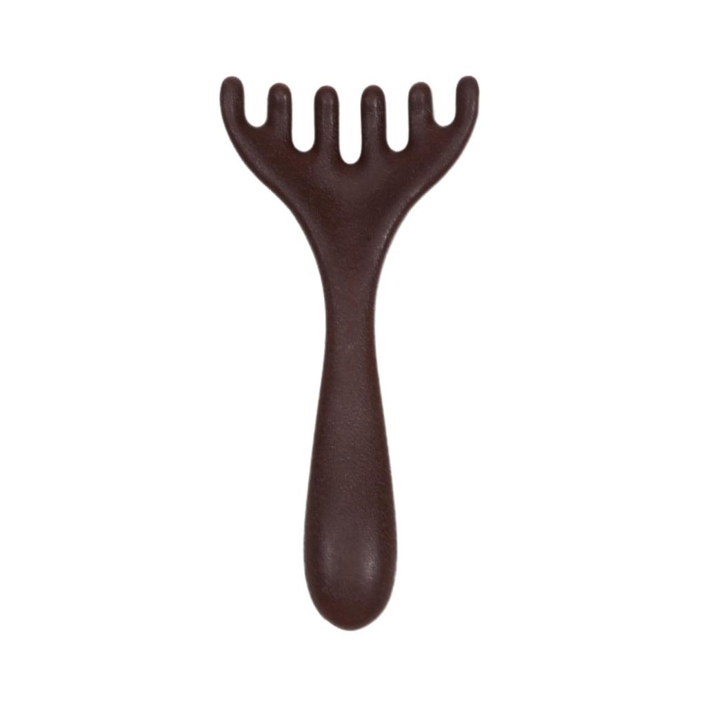 Head Meridian Massage Comb Anti-static Natural Wooden Wide Tooth Six-Claw Gua Sha Tool Scratcher Spa Promote Blood Circulation