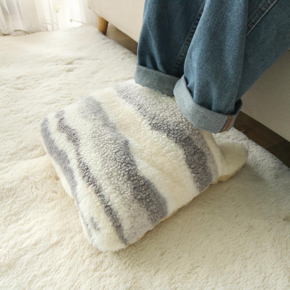 Creative Soft Foot Warming Mat Insulation Comfortable Warm Feet Shoes Not Charging Double Feet Foot Warmer Home Office