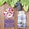 Pslalae Druivenpitextract Capsules, Rijk aan Polyfenolen, 400 mg Druivenpitextract Per Portie, Geschikt voor Volwassenen