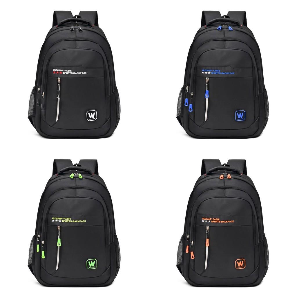 Oxford Cloth Travel Backpack For Men And Women With Letter Star Print