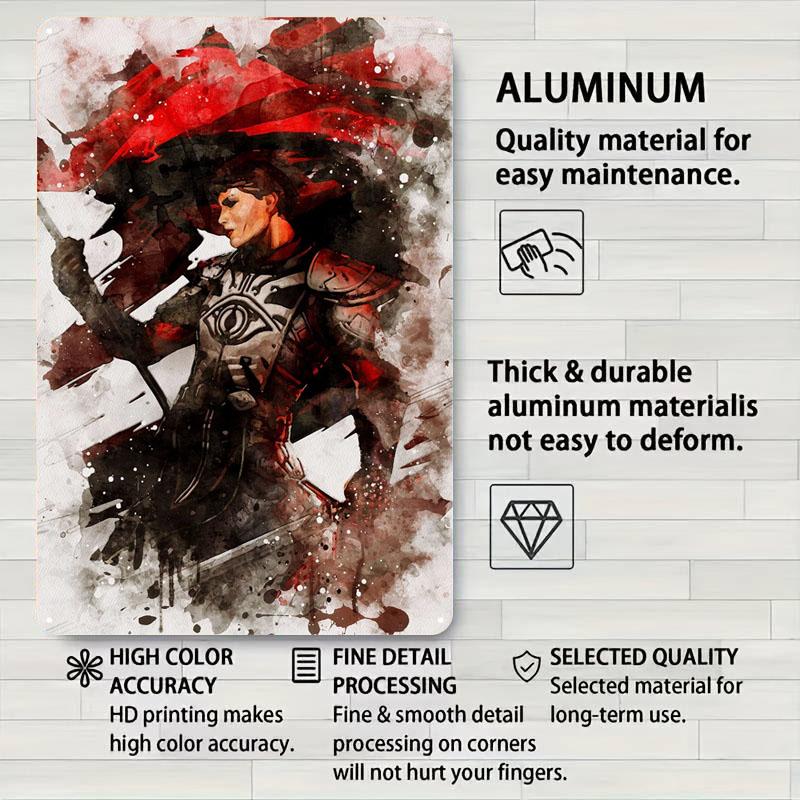 Dragon Age Inquisition Metal Signs Fantasy Poster Bar Accessories for Home Decor Items Room Ornaments Decoration Living Room