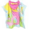 Children's 100% Cotton Hooded Bath Towel and Changing Robe, Formaldehyde-Free, 70cm