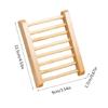 10Pcs Natural Wood Soap Dishes Portable Soap Tray Storage Holder for Bath Shower