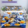 3Pcs Dragon Ball Heroes Saiyans Action Bedding Set Soft Fabric Duvet Cover Pillowcases Home Christmas Xmas Halloween Gift 1 Duvet Cover 2 Pillowcase