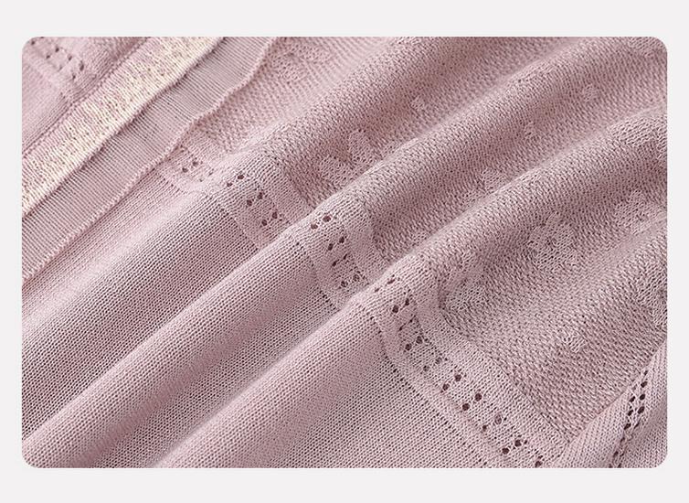 Mom's Summer Knit Loose Short-Sleeve Top for Mature Women 2026
