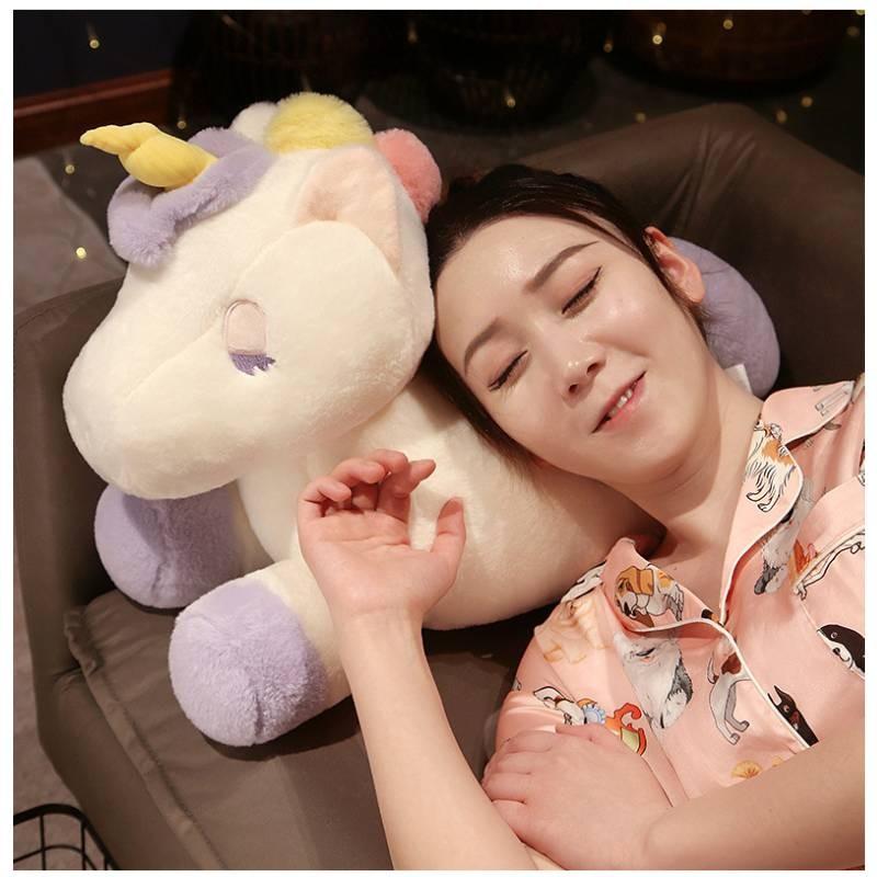 Unicorn Lovely Plush Toy Pillow Cartoon Stuffed Doll Animal Decoration Kids Gift