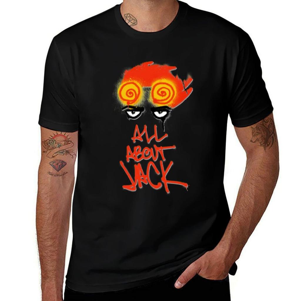 All About Jackblack Tshirt Simple Graphic Design Tshirt