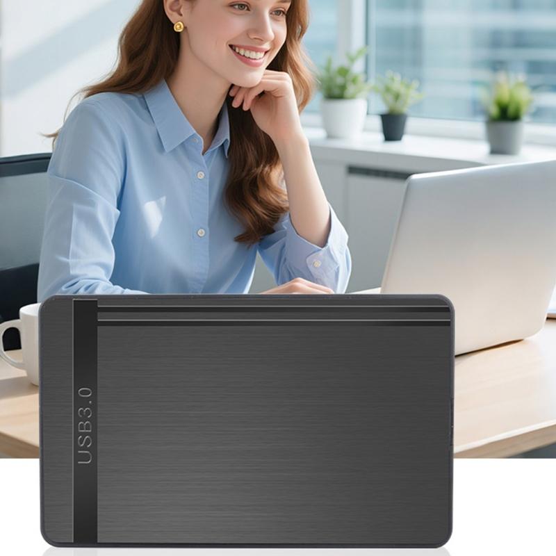 USB3.0 Fast 5Gbps Transfer Aluminum HDD Case For 2.5" SATAs SSDs Mechanical Hard Drive