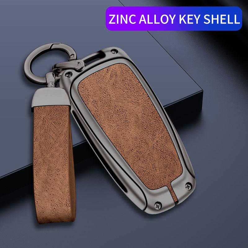 Custodia per chiave remota per auto in lega di zinco per protezione telecomando Ford Ranger Wildtrak per accessori copertura chiave Ford Ranger Wildtrak